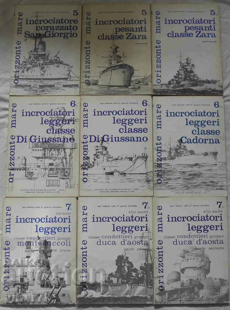 LOT OF 15 NUMBER MILITARY LETTERS WITH ORIZZONTE MARE SHIPS