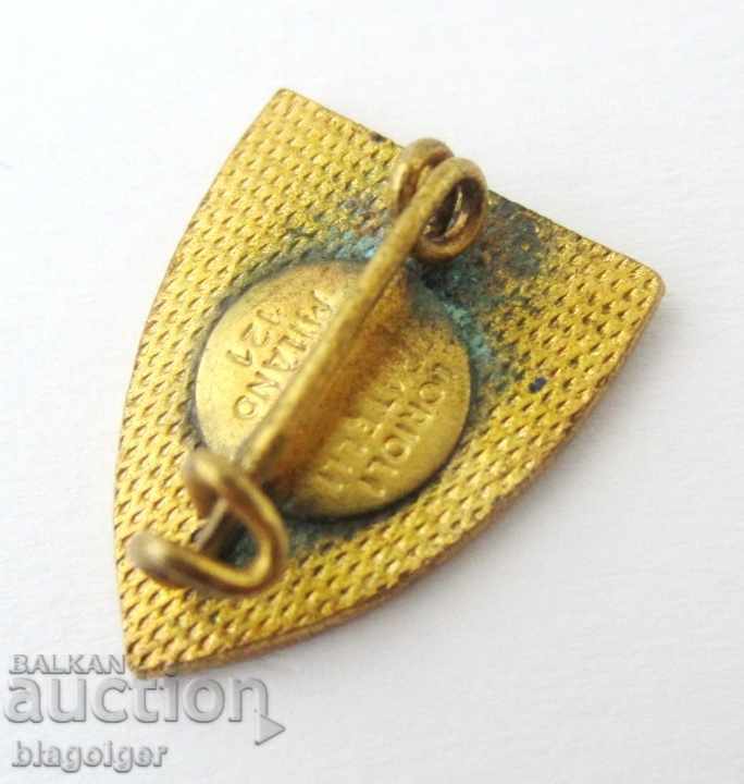Auction OLD SPORTS BADGE - ITALY - ENAMEL Auction OLD SPORTS BADGE - ITALY - ENAMEL