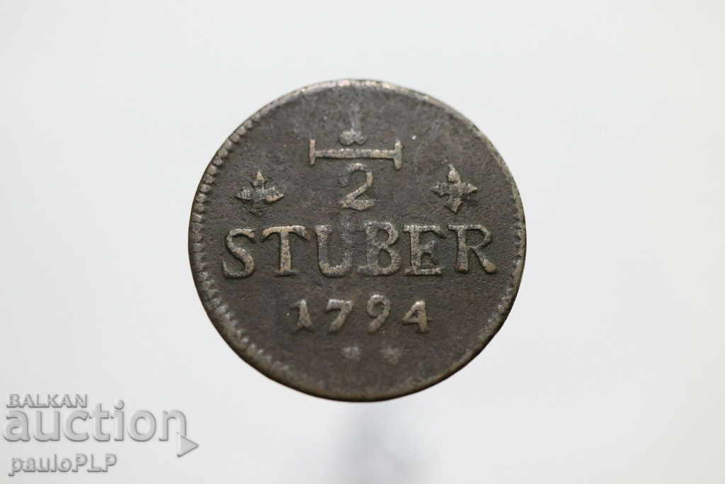 GERMANY -1774-JULICH BERG 1/2 STUBER
