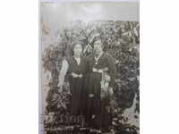 Rare Bulgarian Royal Revival photography of women with bow ties