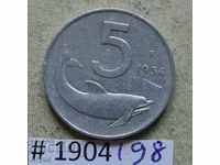 5 pounds 1954 Italy