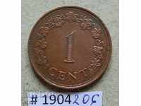 1 цент 1972 Малта