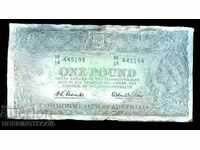 AUSTRALIA AUSTRALIA 1 LIBRĂ emisie 1961 - 2