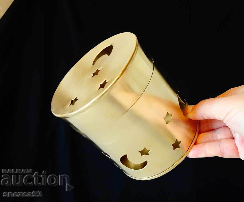 Bronze censer, censer, thurible, Moon, stars Bronze censer, censer, thurible, Moon, stars