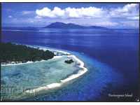 Postcard View Java Island from Indonesia