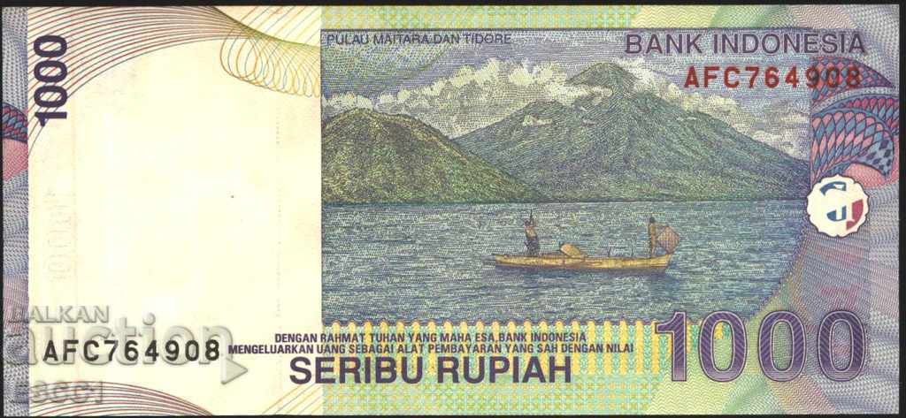 Bancnota 1000 Rupee 2000 (2008) din Indonezia cu preț 2.50 BGN | € 1.28