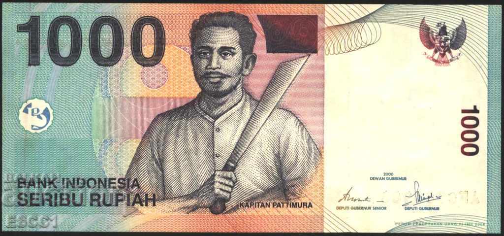 Bancnota 1000 Rupee 2000 (2008) din Indonezia