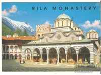 Carte poștală Bulgaria Manastirea Rila Man Main.Church 4 *