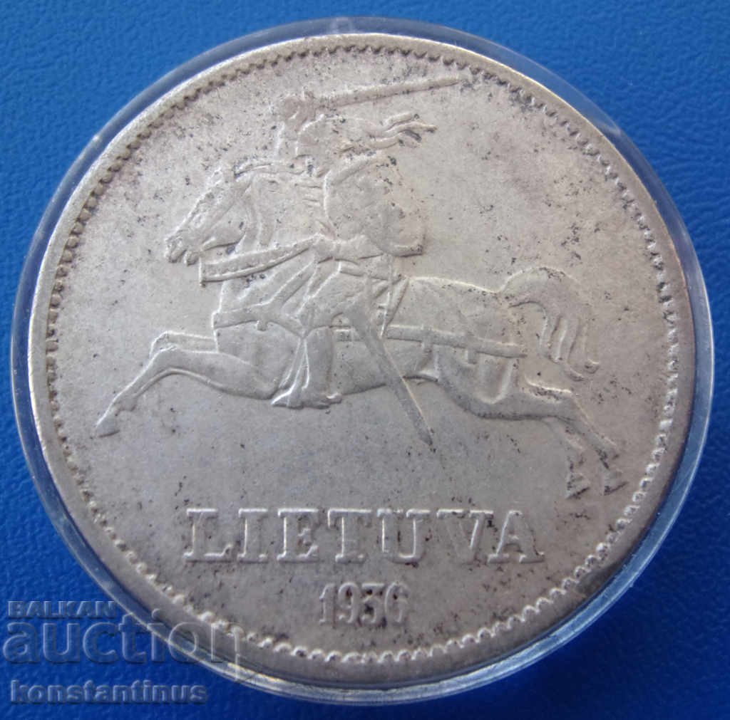 Lituania 10 Lituania 1936 Argint rar cu preț € 38.35 | 75.01 BGN