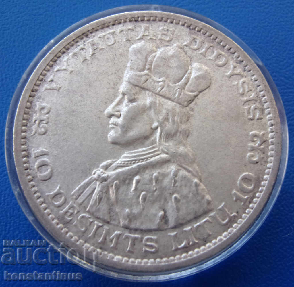 Lithuania 10 Lithuania 1936 Rare Silver