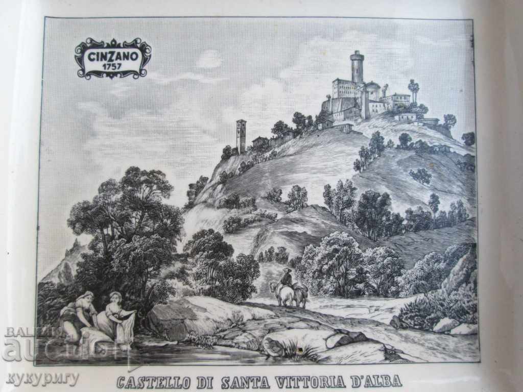 Vintage ιταλική λιθογραφία τοπίων ζωγραφική σε πορσελάνη με τιμή 50.00 BGN | € 25.56 Vintage ιταλική λιθογραφία τοπίων ζωγραφική σε πορσελάνη με τιμή 50.00 BGN | € 25.56