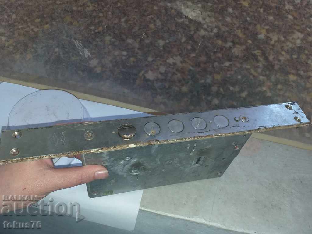 LARGE BRANDED CASH LOCK "CISA" WITHOUT KEY - 7 LARGE BRANDED CASH LOCK "CISA" WITHOUT KEY - 7