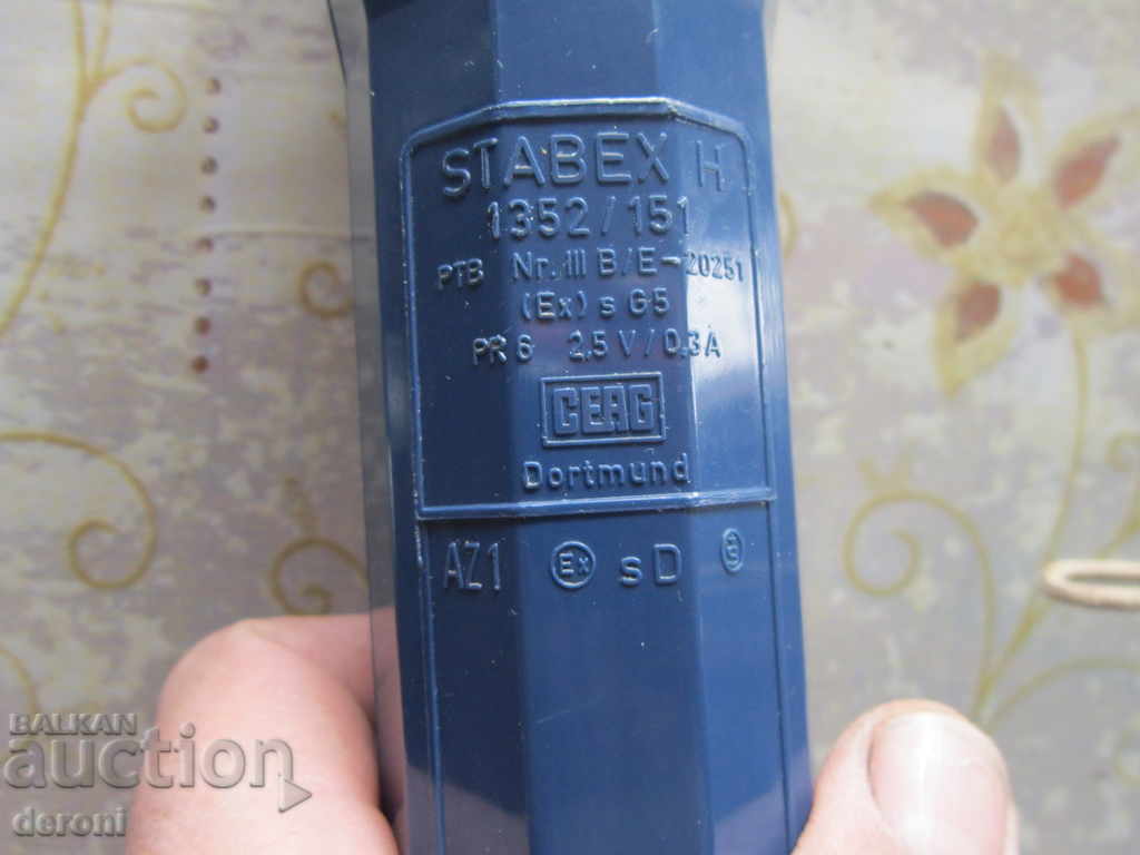 Auction  Army German lantern Flashlight projector Stabex H Ceag