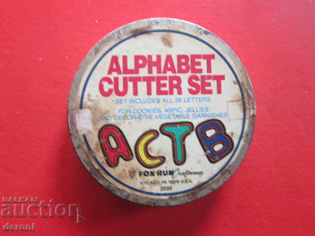 Alphabet Biscuit Tart Box - 7