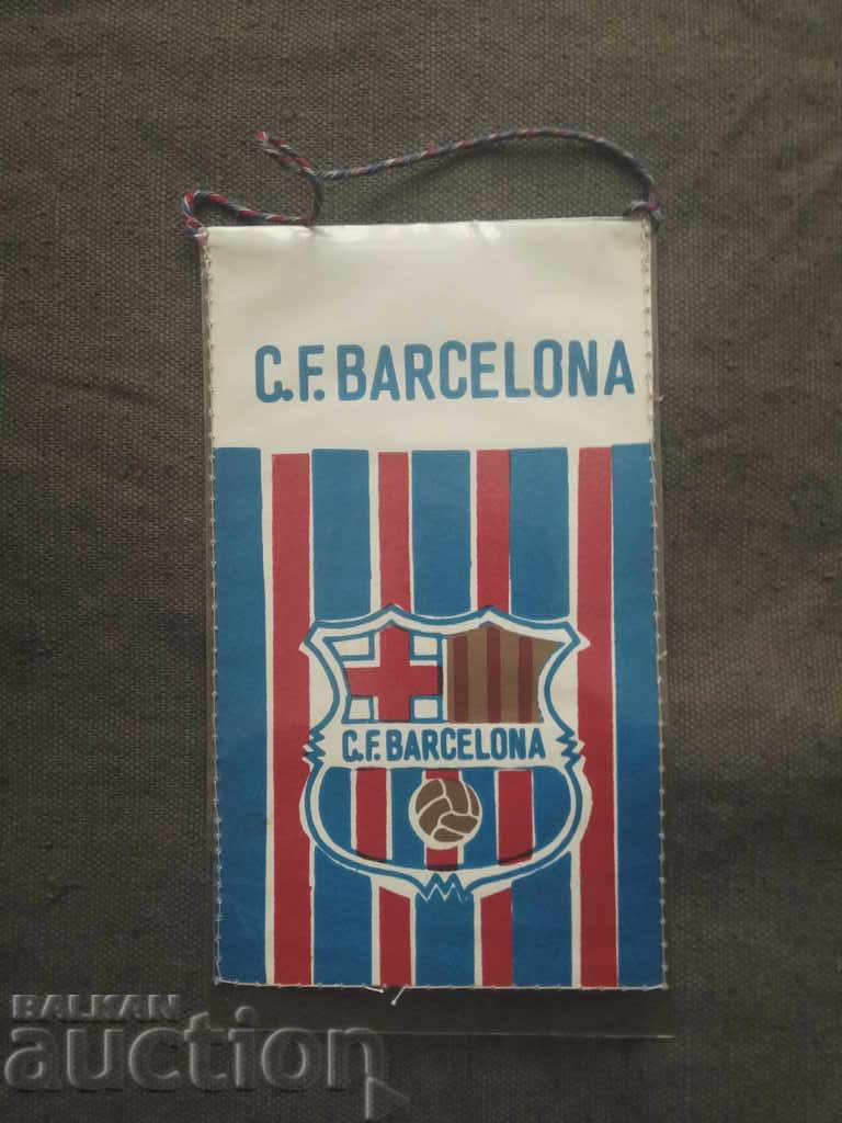 Steag vechi de fotbal al Barcelonei Steag vechi de fotbal al Barcelonei