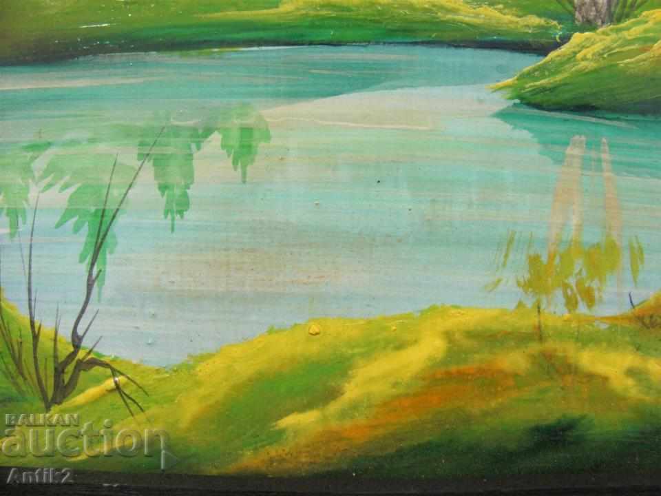 Auction 90s Original Oil Painting by Anna Radeva Auction 90s Original Oil Painting by Anna Radeva