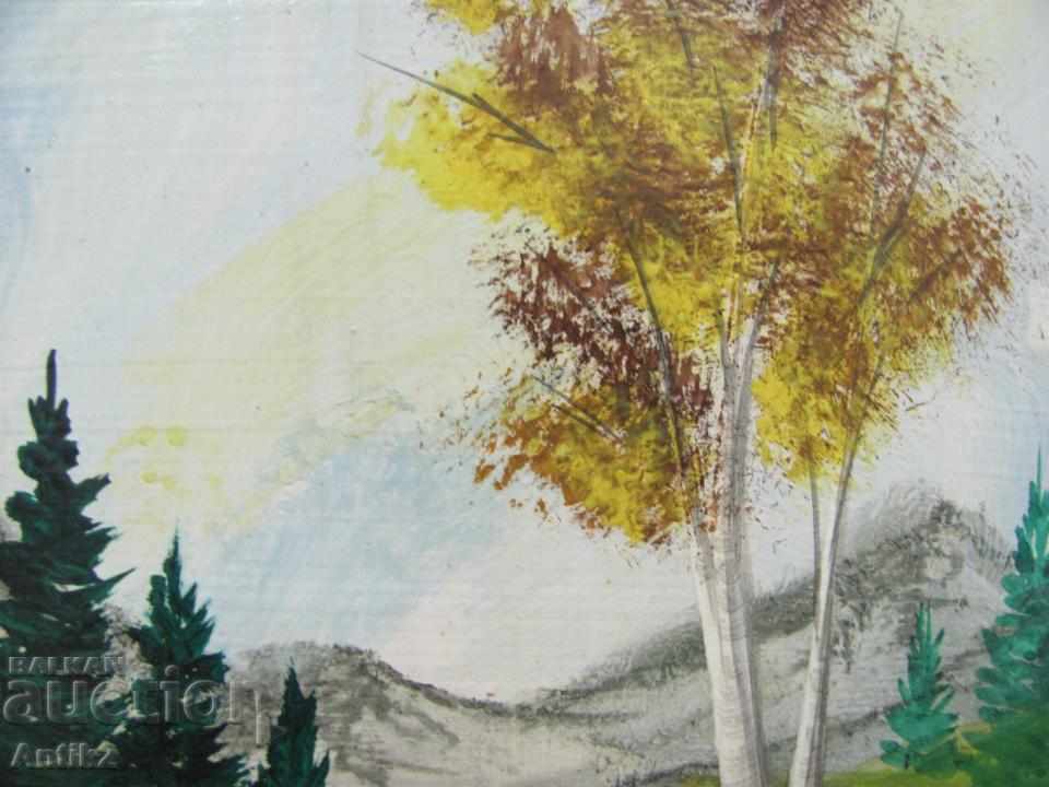 Delivery of 90s Original Oil Painting by Anna Radeva Delivery of 90s Original Oil Painting by Anna Radeva