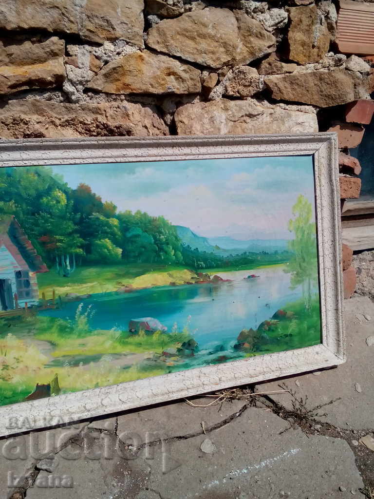 Delivery of Old painted picture Delivery of Old painted picture