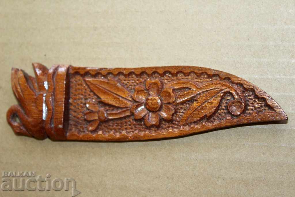 . WOODEN SOUVENIR WOOD CARVING SWAN KNIFE FOR LETTERS?