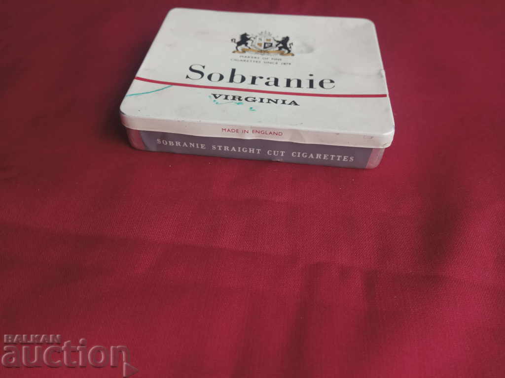 Delivery of Sobranie - a metal cigarette box Delivery of Sobranie - a metal cigarette box