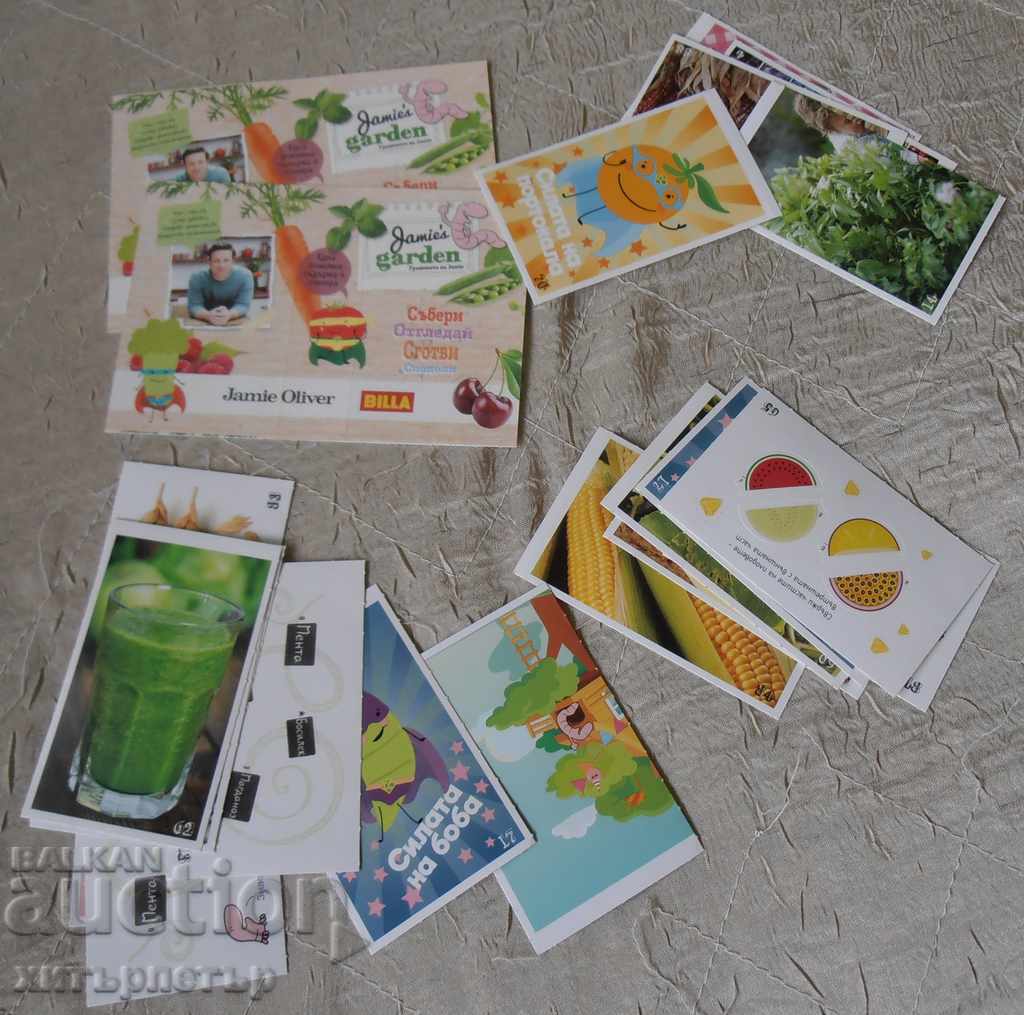 BILLA Stickers Billa Album Jamie's Garden with price 0.15 BGN | € 0.08 BILLA Stickers Billa Album Jamie's Garden with price 0.15 BGN | € 0.08