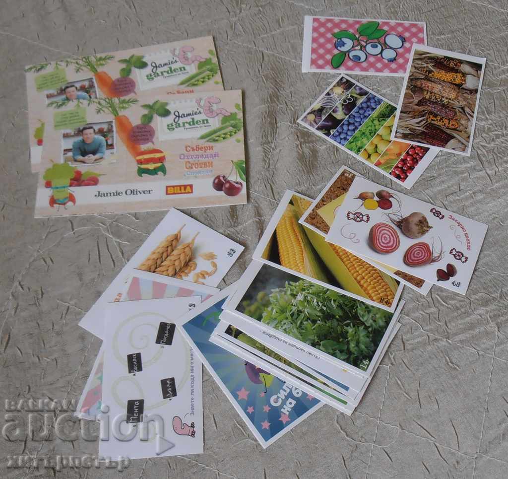 BILLA Stickers Billa Album Jamie's Garden BILLA Stickers Billa Album Jamie's Garden