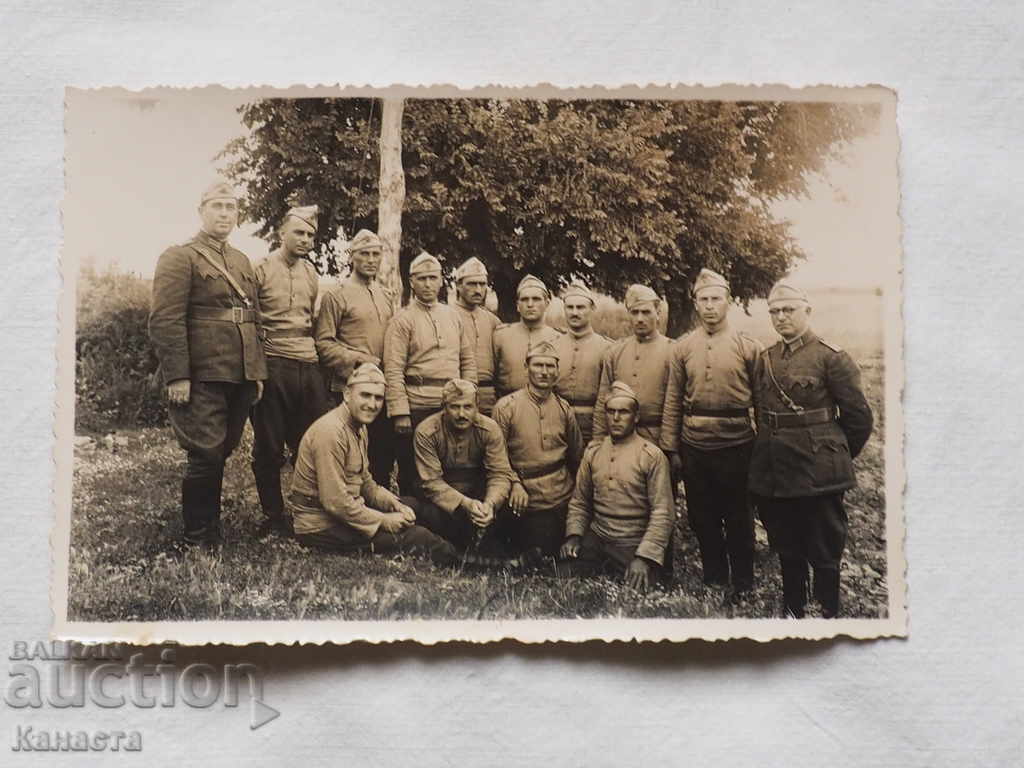 Стара снимка войници офицери запасняци   К 275