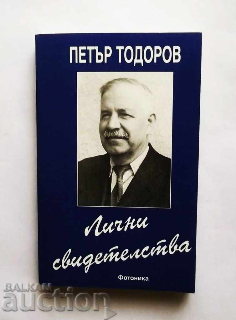 Mărturii personale - Petar Todorov 1999
