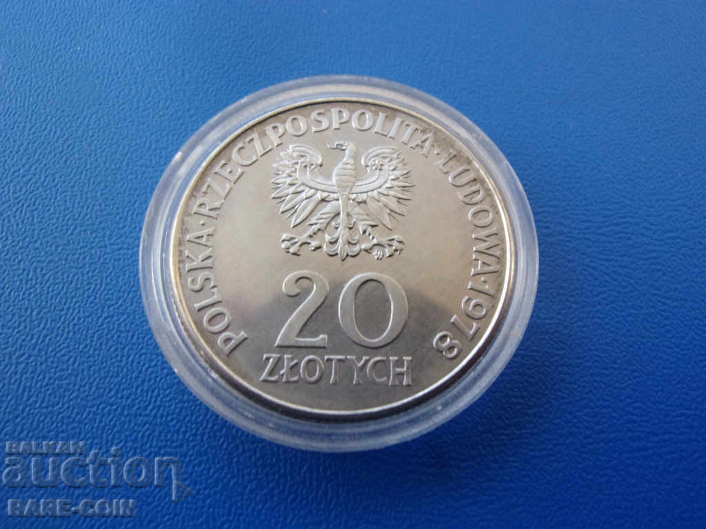 RS (20) Πολωνία 20 Ζλότυ 1978 Σπάνια πρωτότυπο με τιμή € 5.11 | 9.99 BGN
