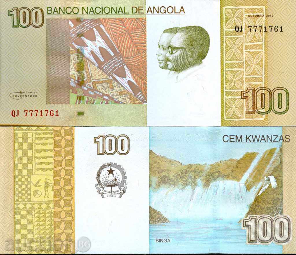 ANGOLA ANGOLA 100 Kwanzaa issue - issue 2012 NEW UNC