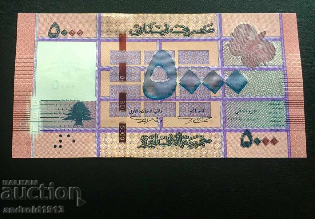 ЛИВАН - 5000 ЛИВРИ, Р-91, UNC ЛИВАН - 5000 ЛИВРИ, Р-91, UNC