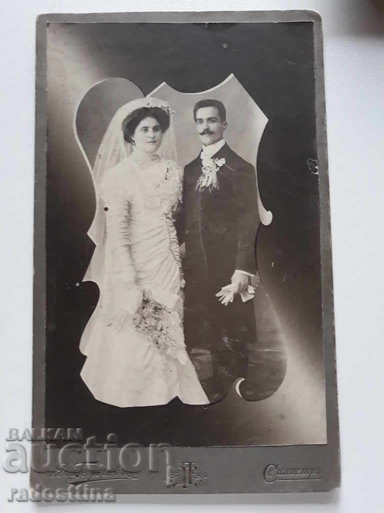 Fotografie carton D. Georgiev cu autograf Silistra Fotografie carton D. Georgiev cu autograf Silistra