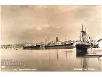 Παλιά καρτ ποστάλ - φωτοτυπία - Μπουργκάς, Λιμάνι