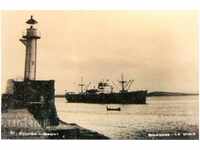 Old postcard - photocopy - Burgas, the Lighthouse