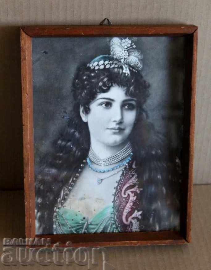 . PICTURE REPRODUCTION GLASS FRAME . PICTURE REPRODUCTION GLASS FRAME