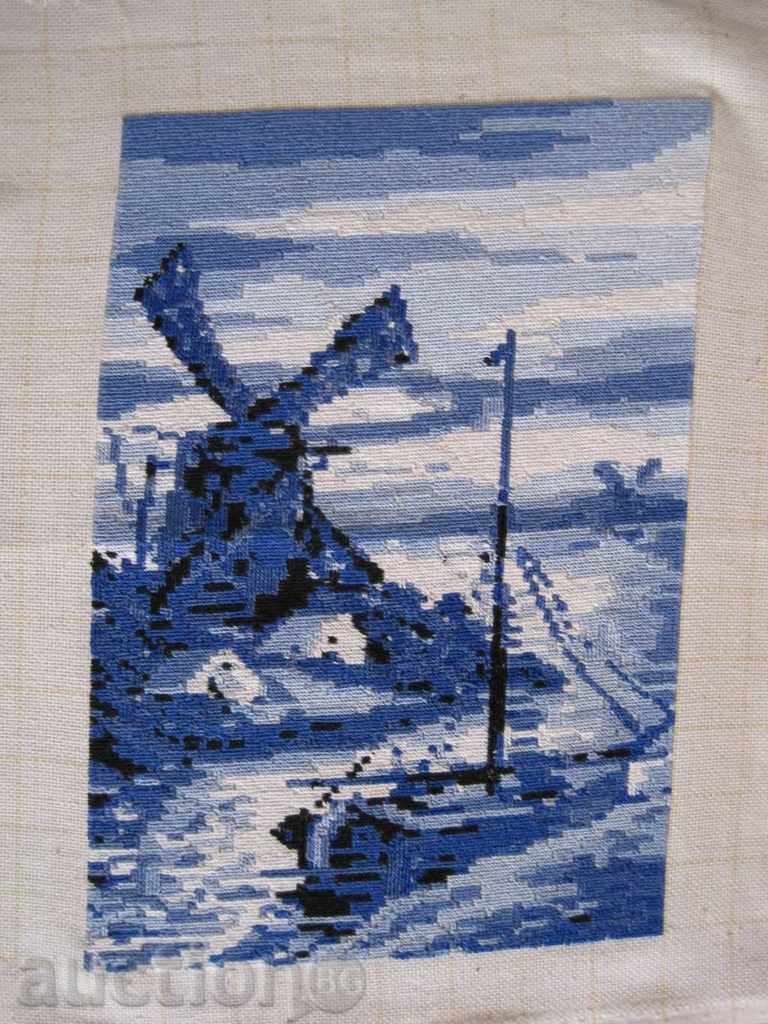 Auction Windmill tapestry Auction Windmill tapestry