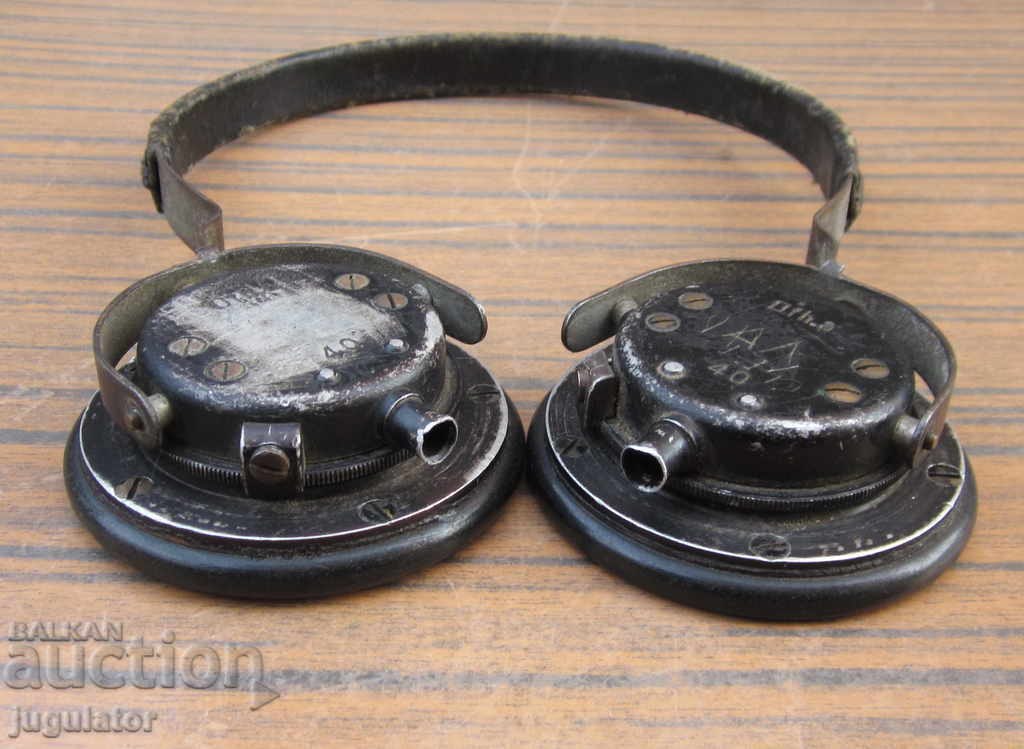 Παράδοση Β' Παγκοσμίου Πολέμου Γερμανικά στρατιωτικά ακουστικά 1940