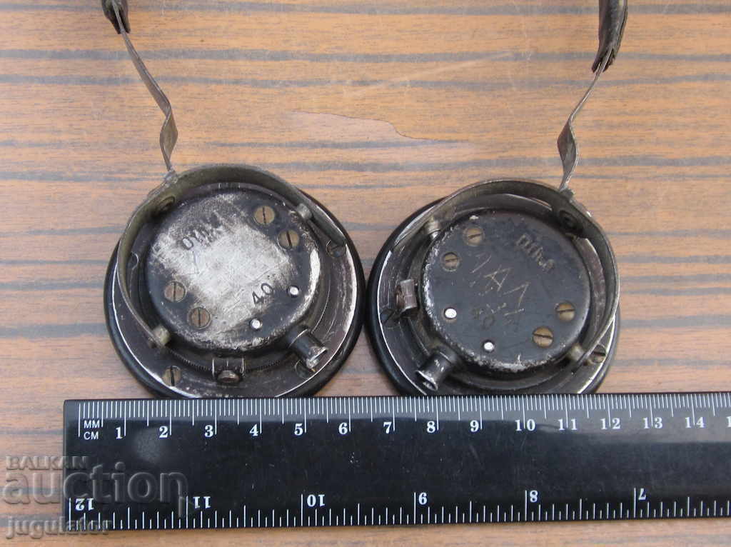 Β' Παγκοσμίου Πολέμου Γερμανικά στρατιωτικά ακουστικά 1940 - 7