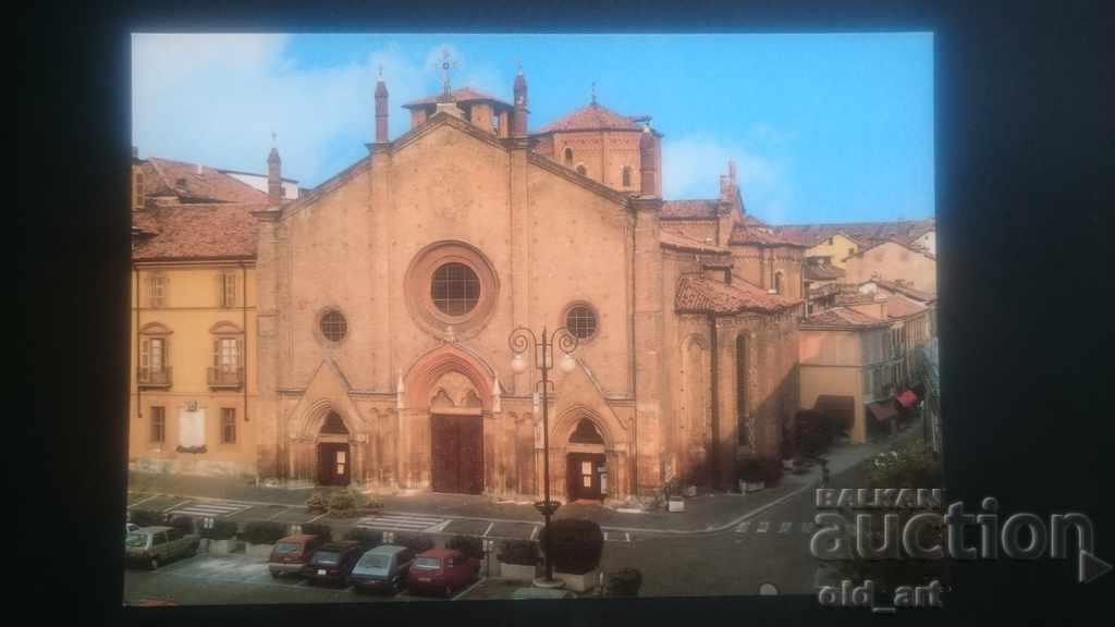 Old postcards - 3 pieces, Asti, Cathedral