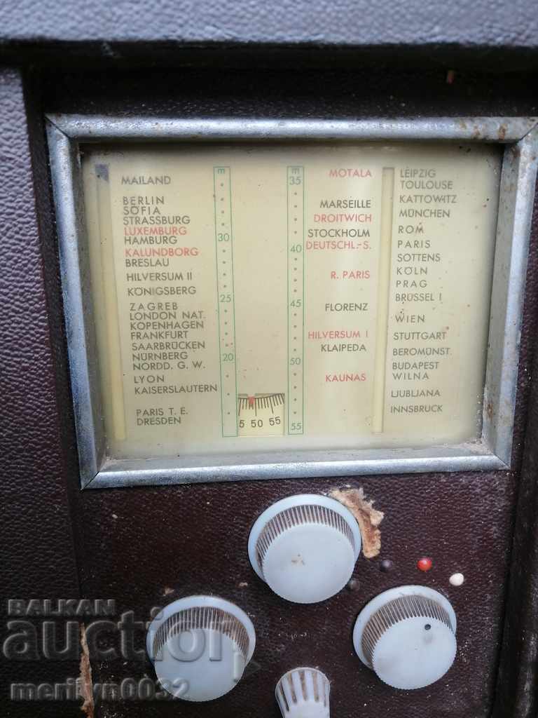 Delivery of Old radio German BRAUN radio set SUPER RARE Delivery of Old radio German BRAUN radio set SUPER RARE