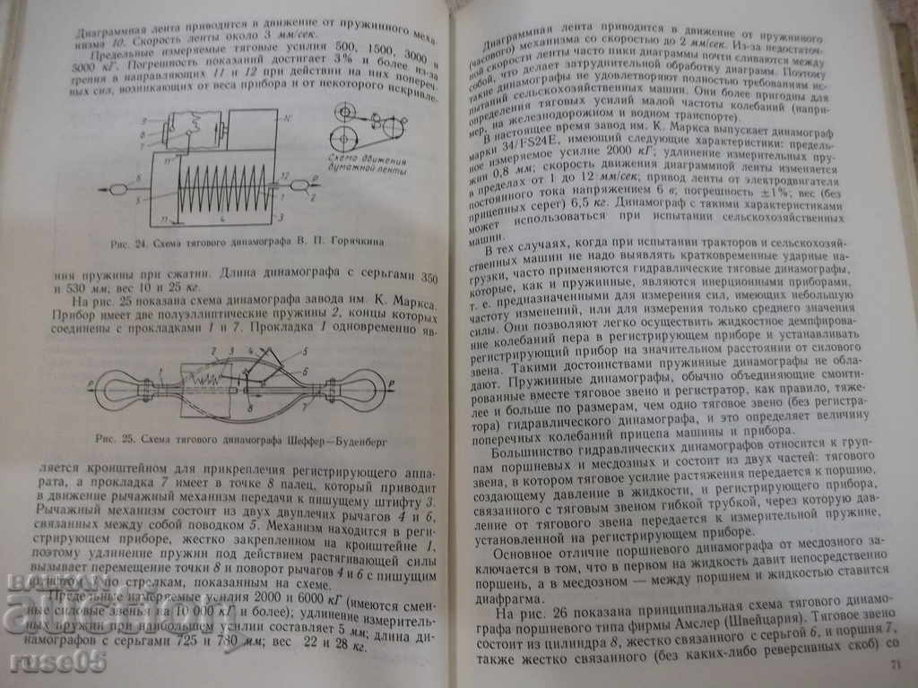 Auction  The book "Dynamometer of agricultural machinery. A.-Vysotsky" -292p