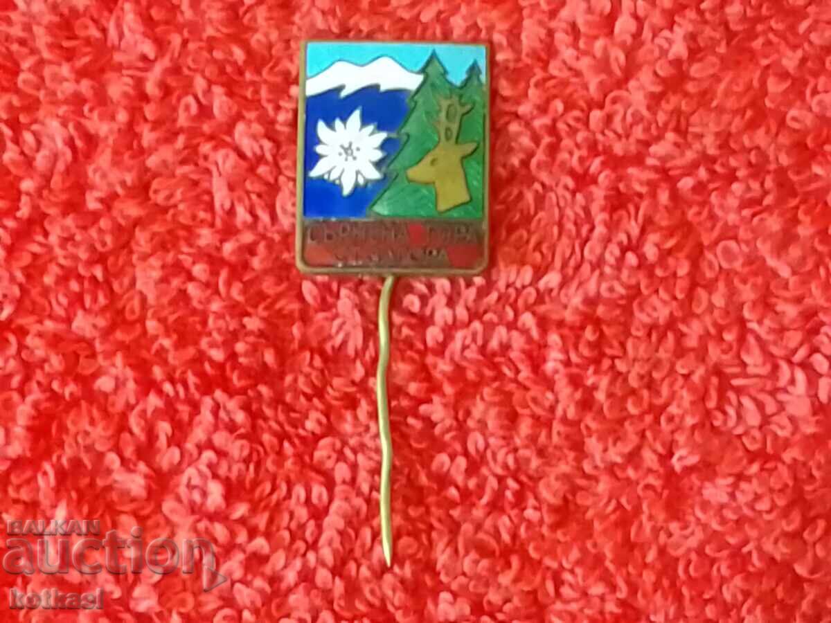 Old social badge pin bronze enamel SERNENA GORA STARA ZAGORA - 5 Old social badge pin bronze enamel SERNENA GORA STARA ZAGORA - 5