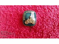 Old sports bronze badge enamel bronze needle MOTOCROSS BRIDGE
