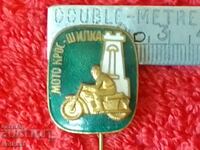 Old Sports Social Badge Email Bronz Pin MOTOCROSS PIN
