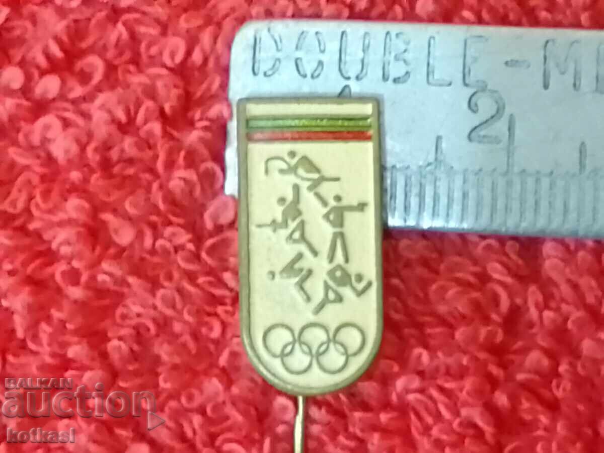 Old social sports badge Pentathlon pin OLYMPICS Old social sports badge Pentathlon pin OLYMPICS