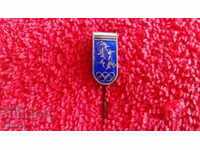 Old social sports badge pin enamel OLYMPICS