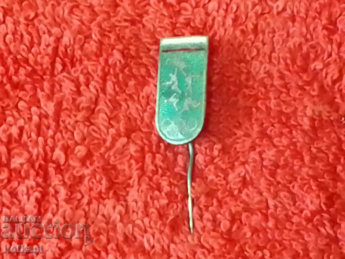 Old social sports badge Pentathlon pin enamel OLYMPICS - 5