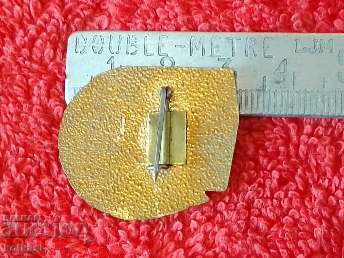 Old social badge bronze enamel DSO ROAD CONSTRUCTION with price 35.50 BGN | € 18.15 Old social badge bronze enamel DSO ROAD CONSTRUCTION with price 35.50 BGN | € 18.15