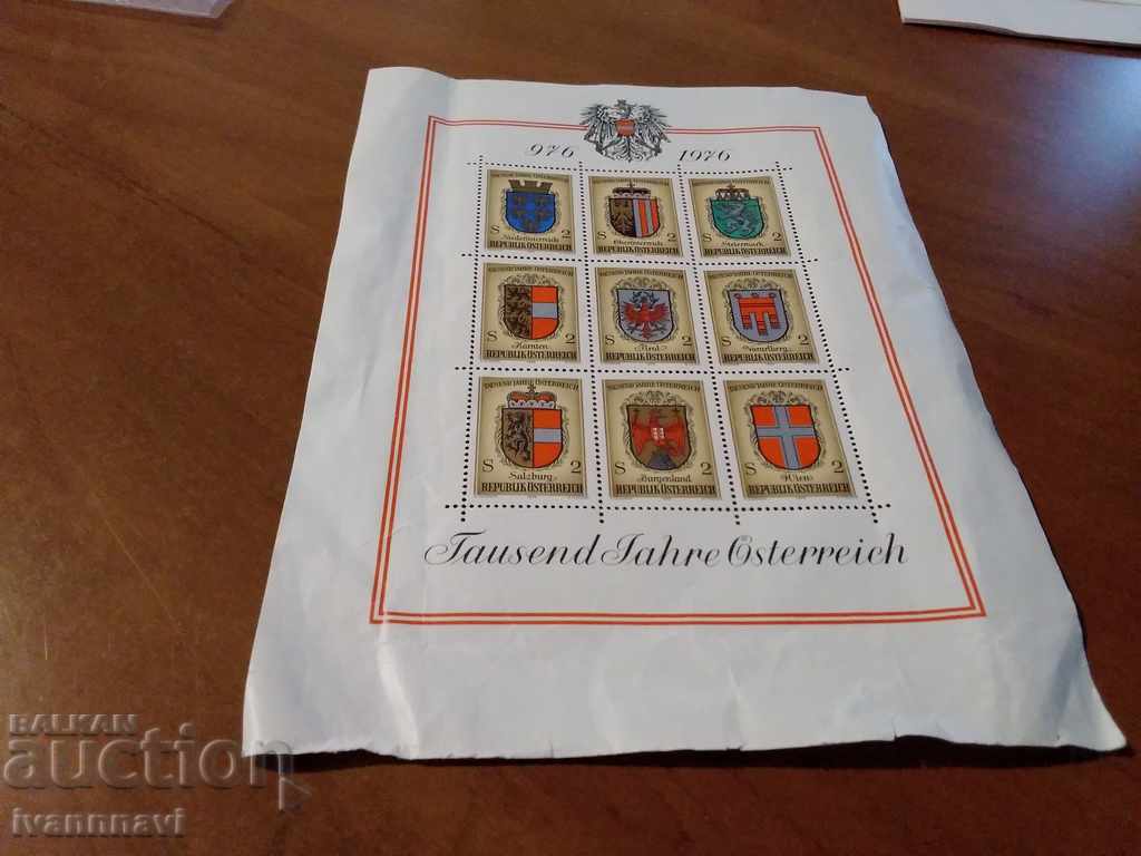 Auction Austria 1000 years Auction Austria 1000 years