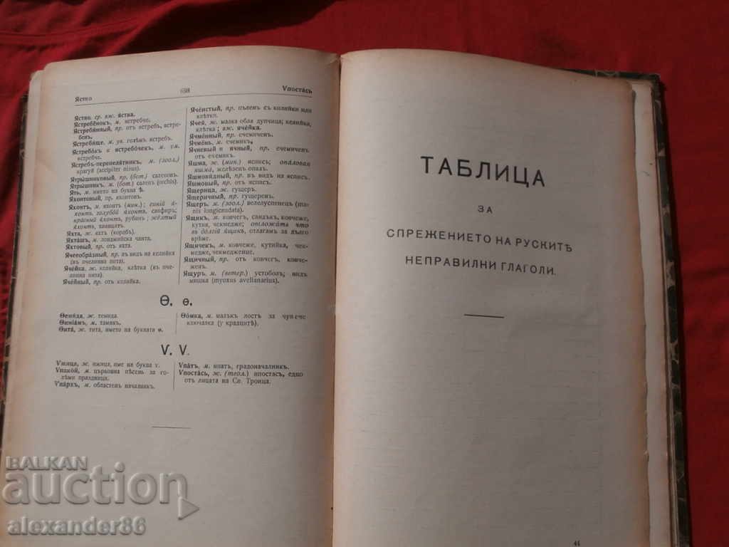 Delivery of Full Russian-Bulgarian Dictionary, Blagoev / Mindov 1914 Delivery of Full Russian-Bulgarian Dictionary, Blagoev / Mindov 1914
